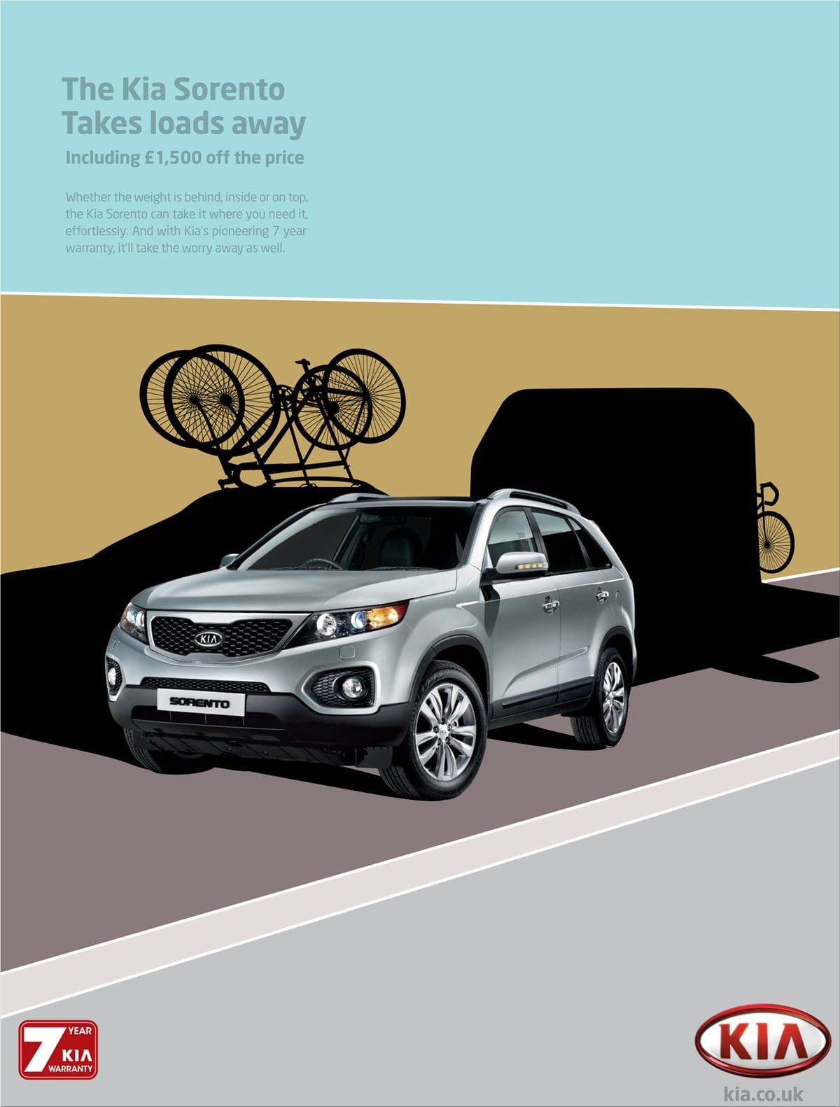Kia Sorento Takes loads awayKia ads