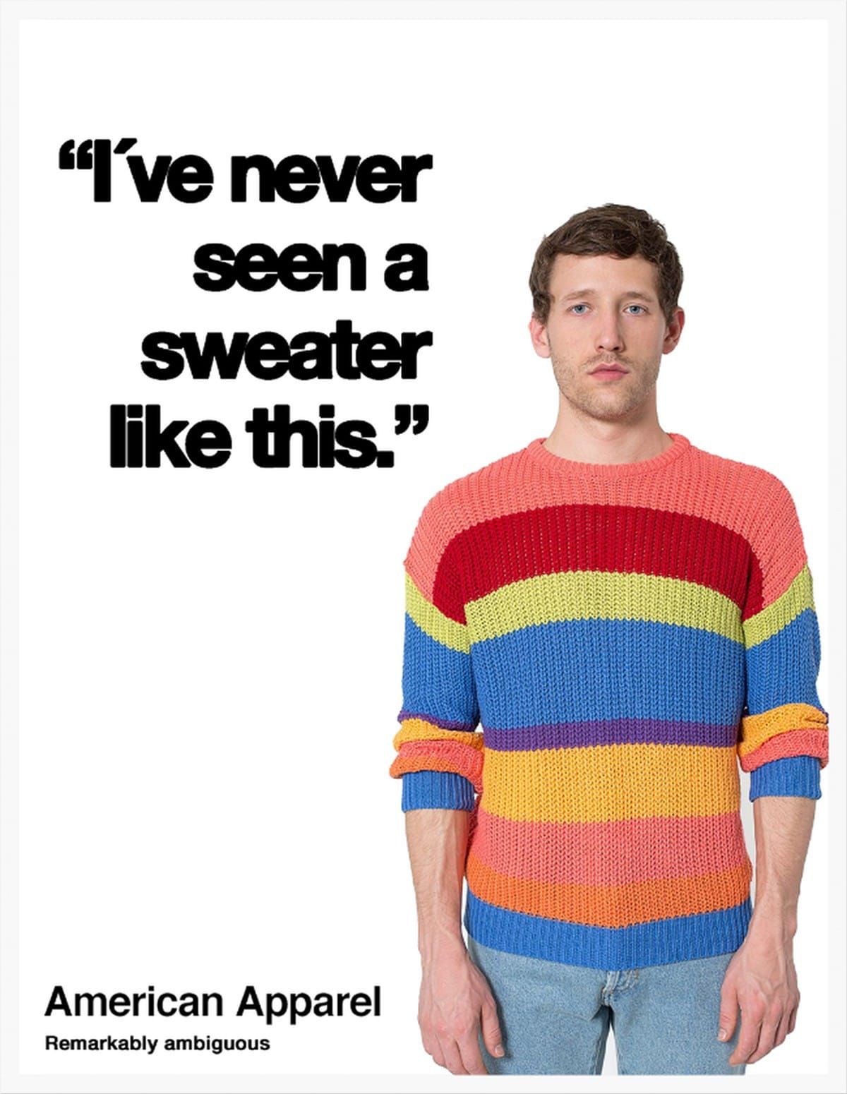 American Apparel Remarkably Ambiguous Ad Ruby American Apparel Remarkably Ambiguous Ad Ruby