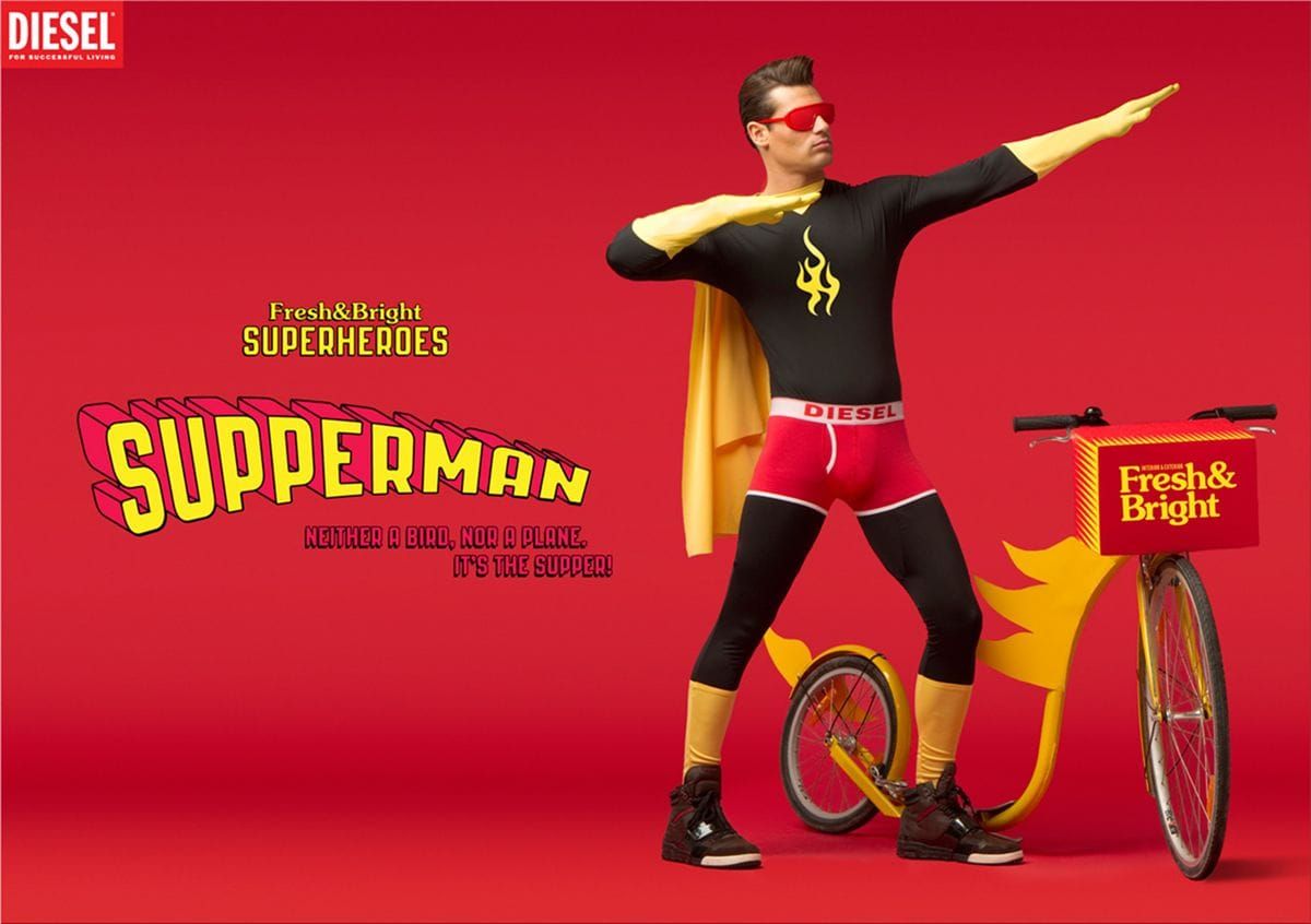 Diesel: Fresh & Bright Superheroes | ad Ruby