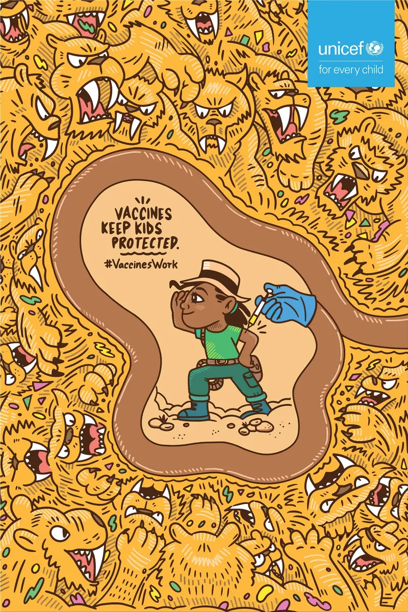 UNICEF "#VaccinesWork" by RPA | ad Ruby
