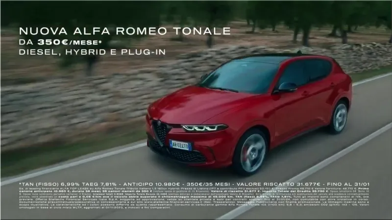Alfa Romeo Tonale Tributo Italiano