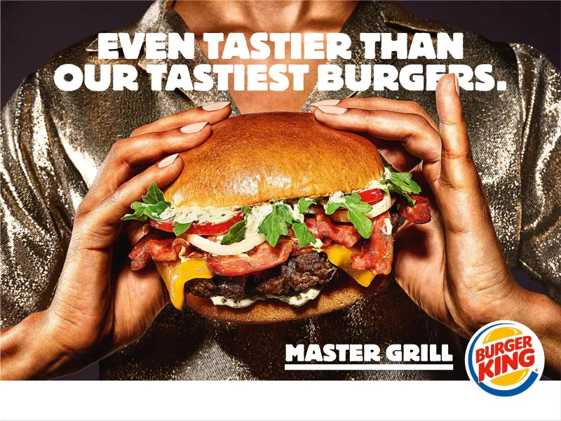 Burger King "Les Masters" Even tastier than our tastiest Burgers