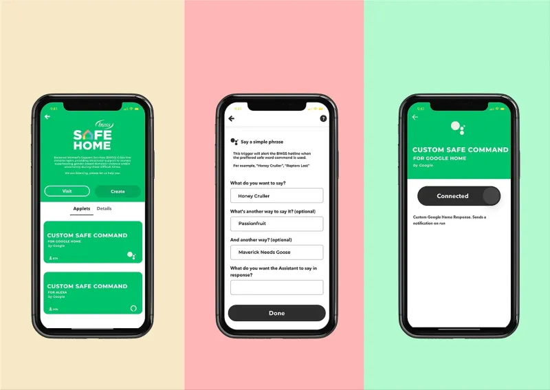 Google "Safe Home" ads