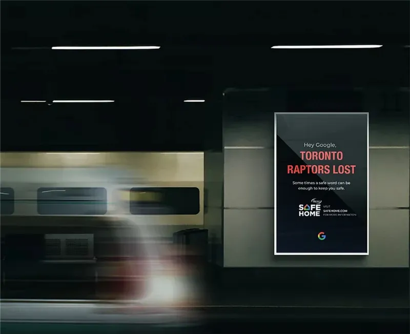 Google "Safe Home" ads