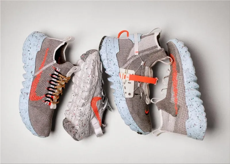 Nike "Space Hippie" Sneakers made from trash