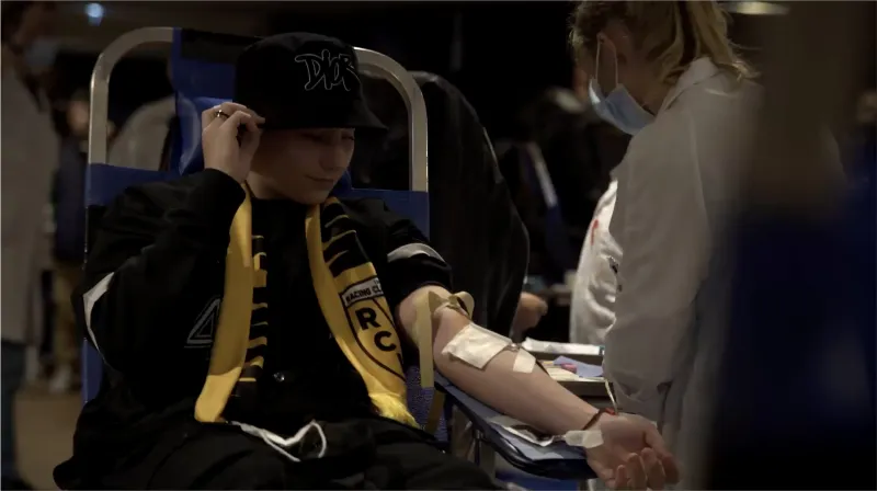 Sid Lee Paris and Players for Society for World Blood Donor Day