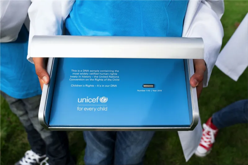 Unicef "Children’s Rights — It’s in our DNA"