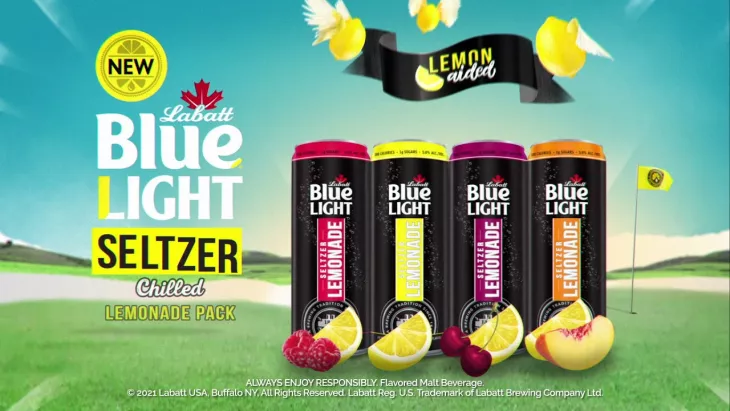 Hard Seltzer Gets 'Lemon-Aided' in Labatt Blue Light Campaign