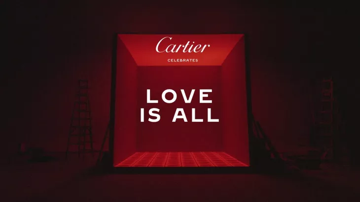 The new advertising campaign from Cartier "Love is All"