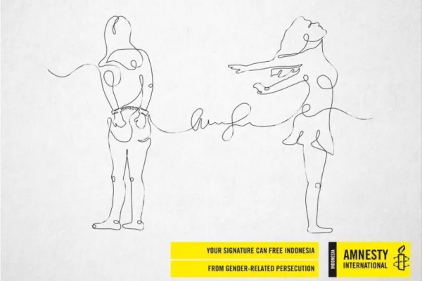 Amnesty International "Your signature can free Indonesia"