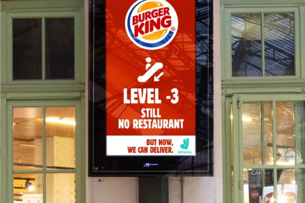 Burger King "BURGER KING REPORTS ITS ABSENCE"