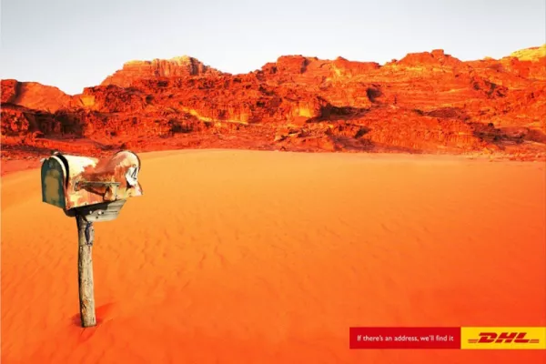 DHL print ads