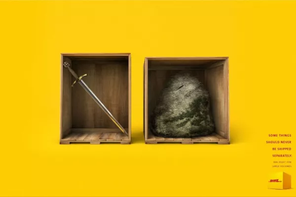 DHL print ads