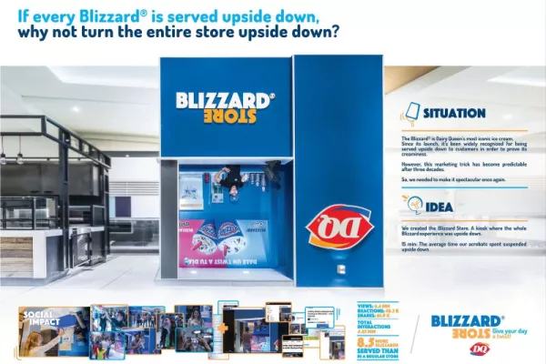 Dairy Queen "Blizzard Store" by P4 Ogilvy & Mather