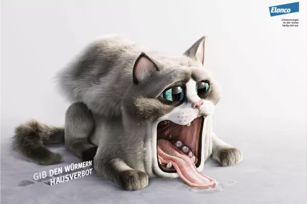 Elanco "Don't let your pet be the host for worms"