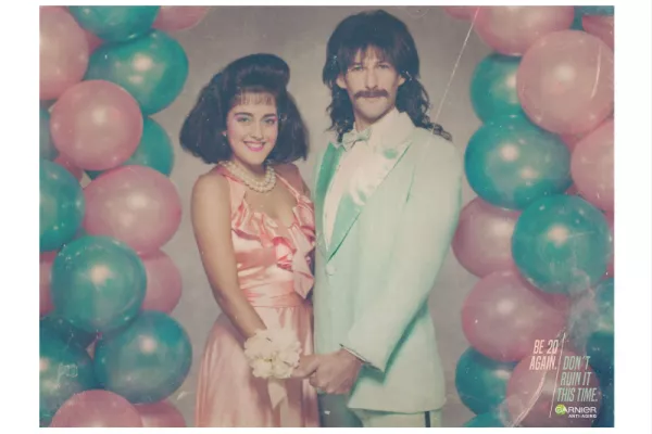 Garnier "Be 20 again. Don't ruin it this time."