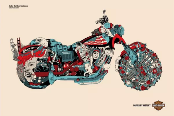 Harley-Davidson ads