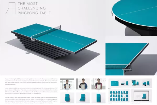 Japan Para Table Tennis Association "The Most Challenging Pingpong Table" by Tbwa\Hakuhodo