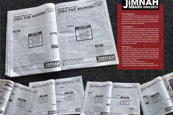 Jimnah Mbaru ads