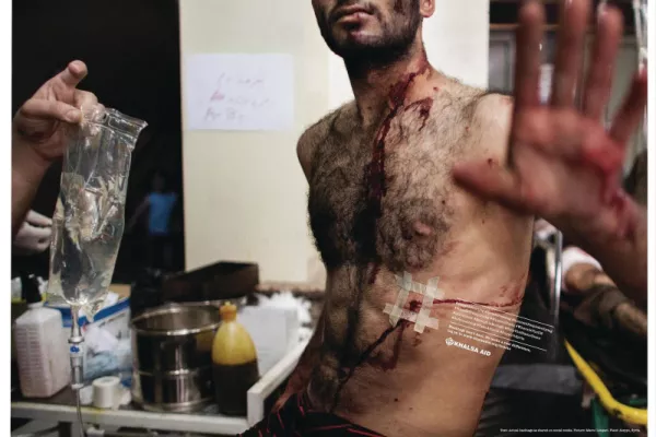 Khalsa Aid "Hashtags don't heal" by DDB