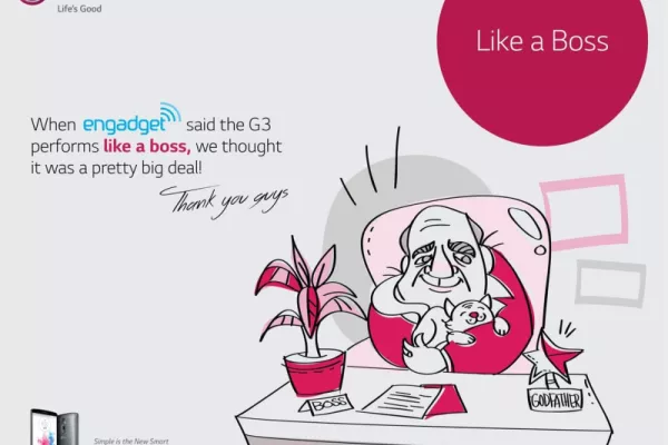 LG print ads