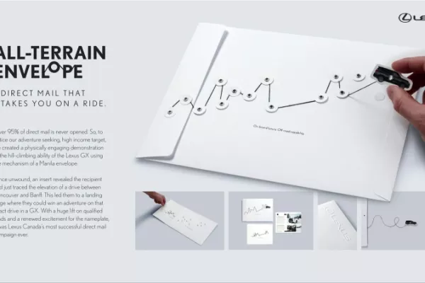 Lexus "DIRECT MAIL THAT TAKES YOU ON A RIDE." by DentsuBos