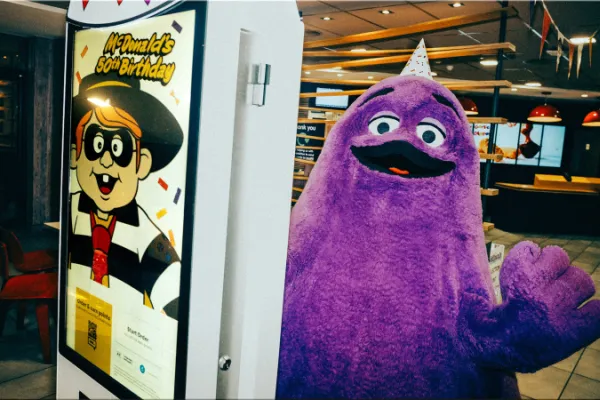 McDonald's "Gatecrashed by Grimace"