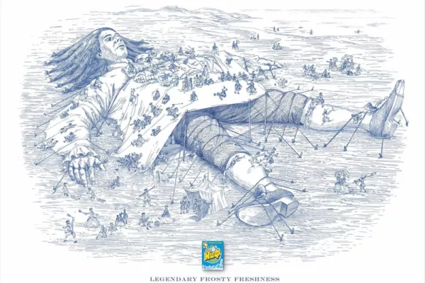 Myth print ads