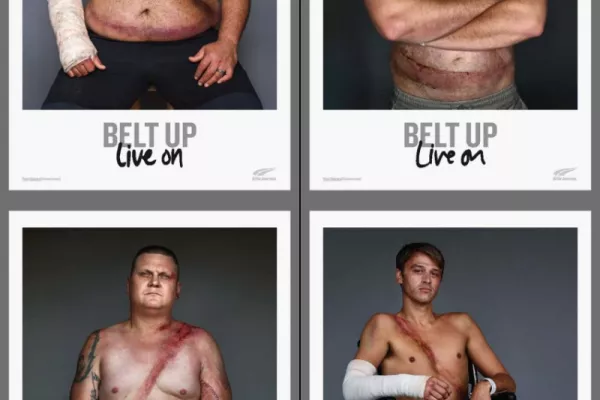 NZ Transport Agency presents "Belt up, live on"