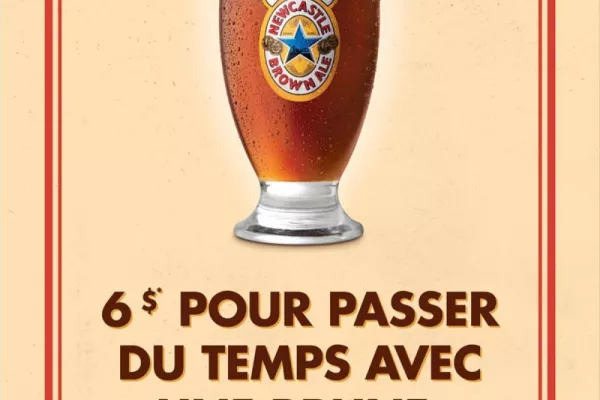 Newcastle Brown Ale print ads