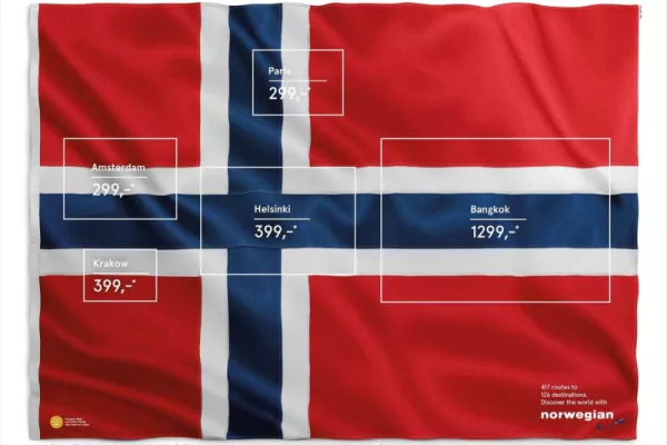 Norwegian print ads