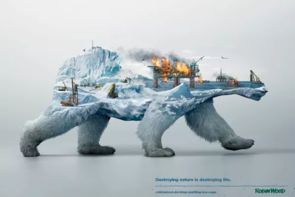 Robin Wood: Destroying nature is destroying life.