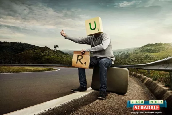 Scrabble ads