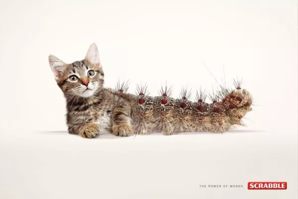 Scrabble print ads
