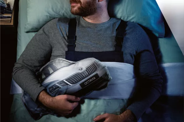 Skoda "Original Parts make you sleep so easy"