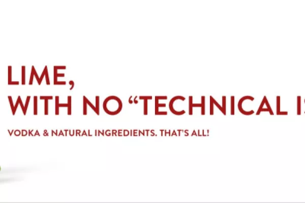 Smirnoff: "Lime, with no "Technical Issues""
