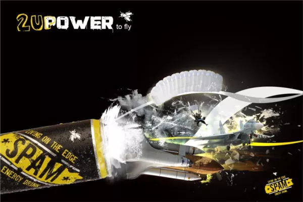 Spam Energy Drink ads