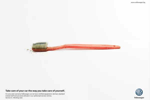 Volkswagen print ad