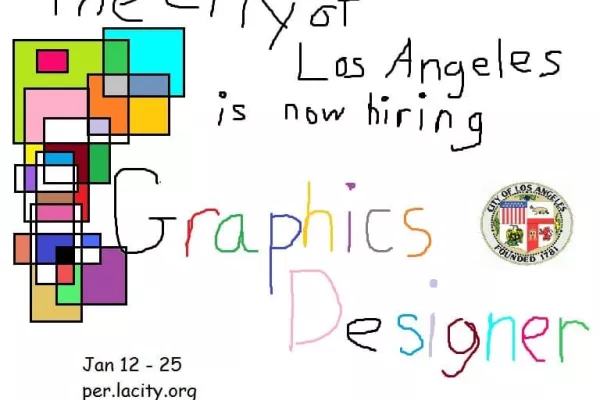 City of Los Angeles is now hiring Graphics Designer