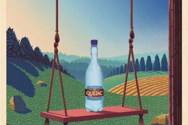 Quézac: "still sparkling" by Change