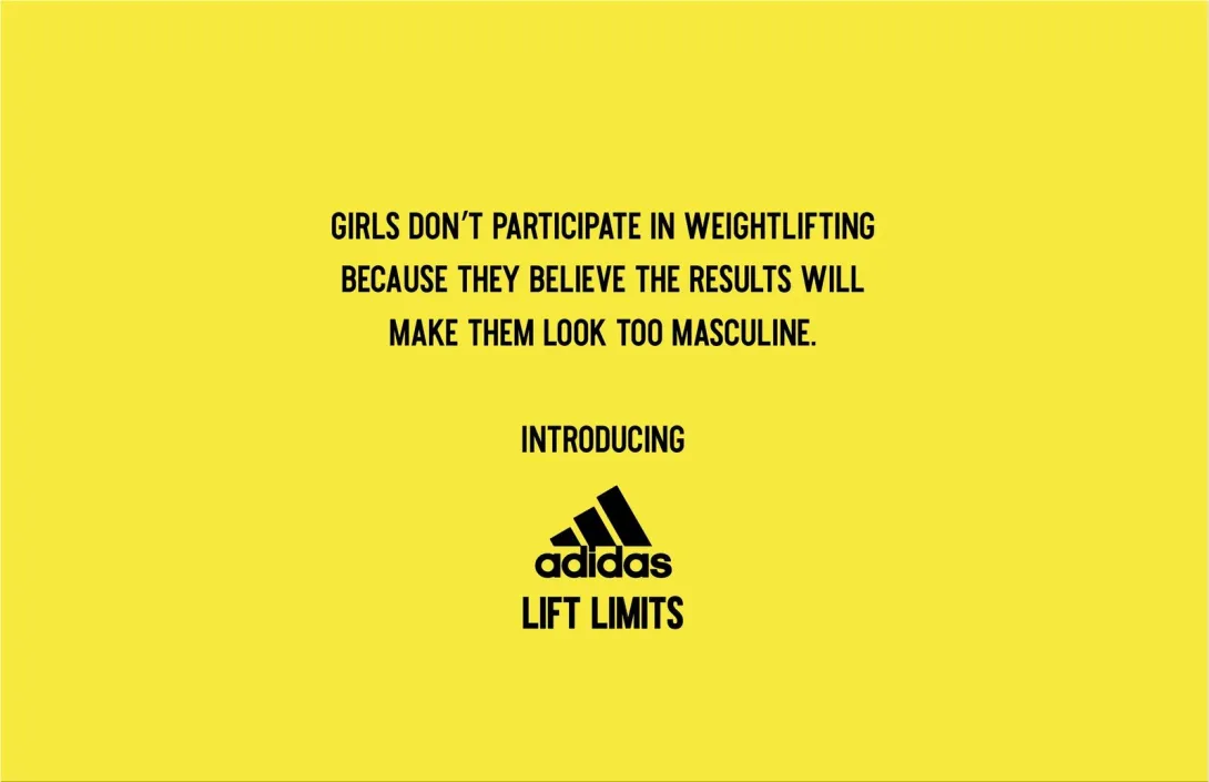 Adidas "Muscles aren't masculine" by The Creative Circus