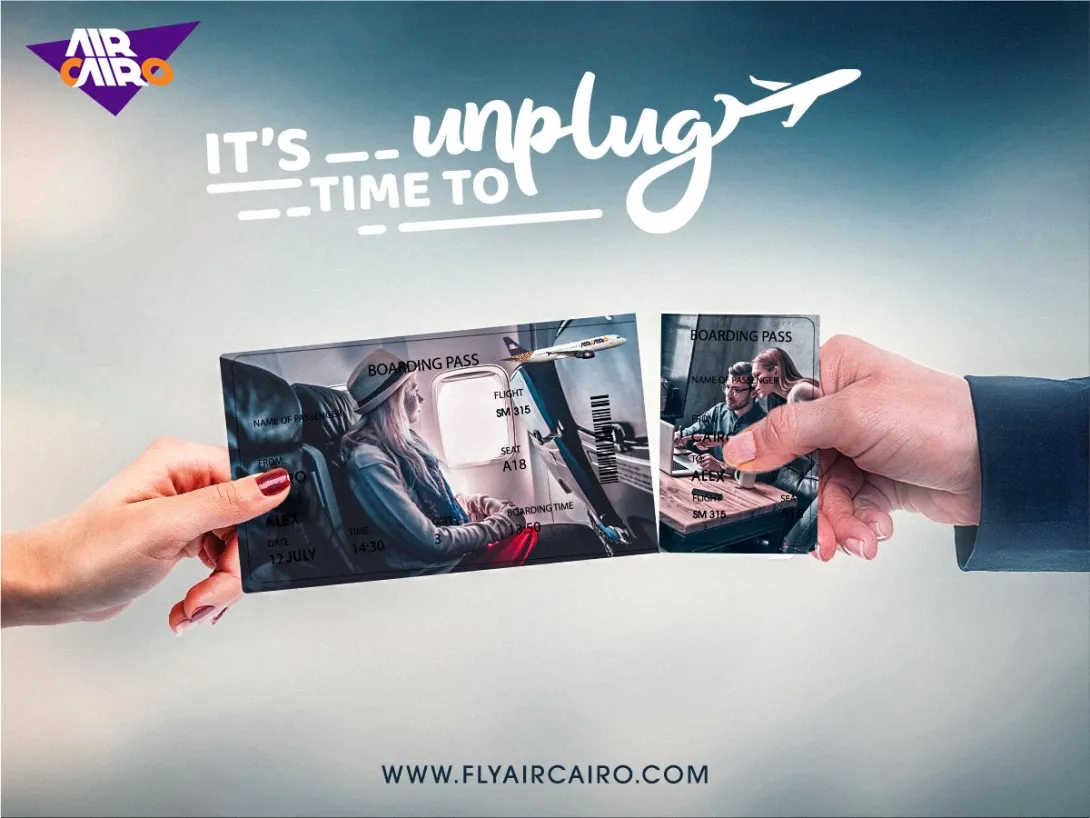 Air Cairo "It's Time To Unplug"