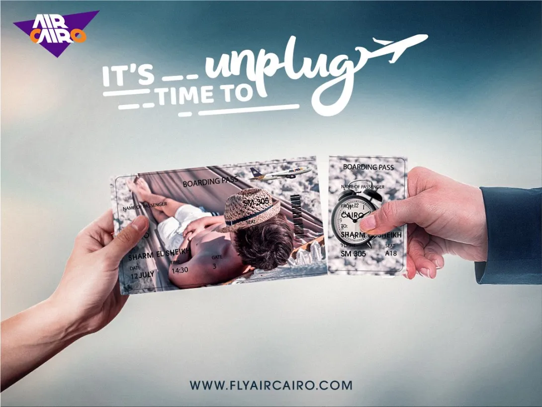 Air Cairo "It's Time To Unplug"