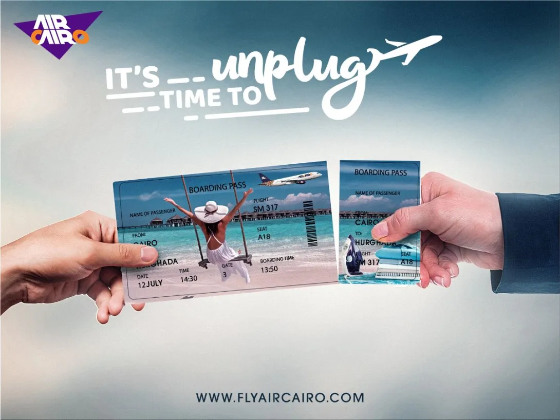 Air Cairo "It's Time To Unplug"