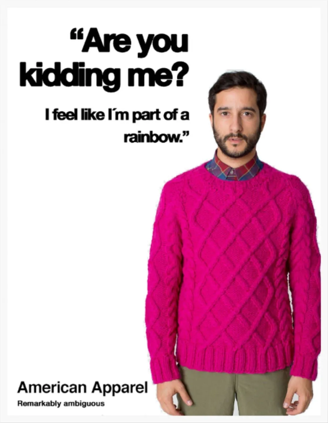American Apparel print ads