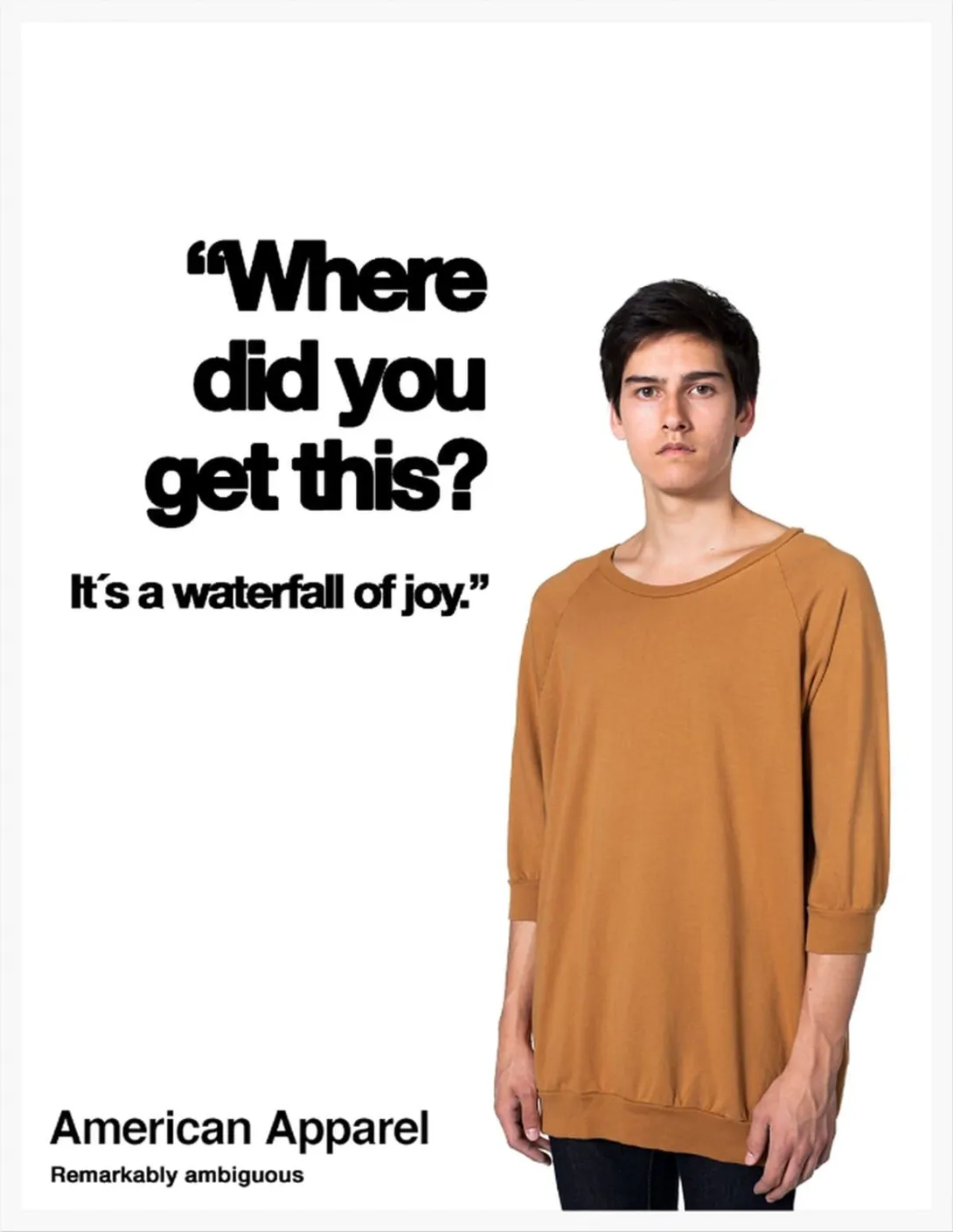 American Apparel print ads