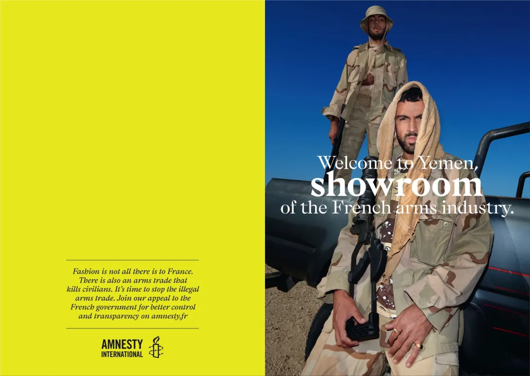 Amnesty International "Fashion is not all there is to France"