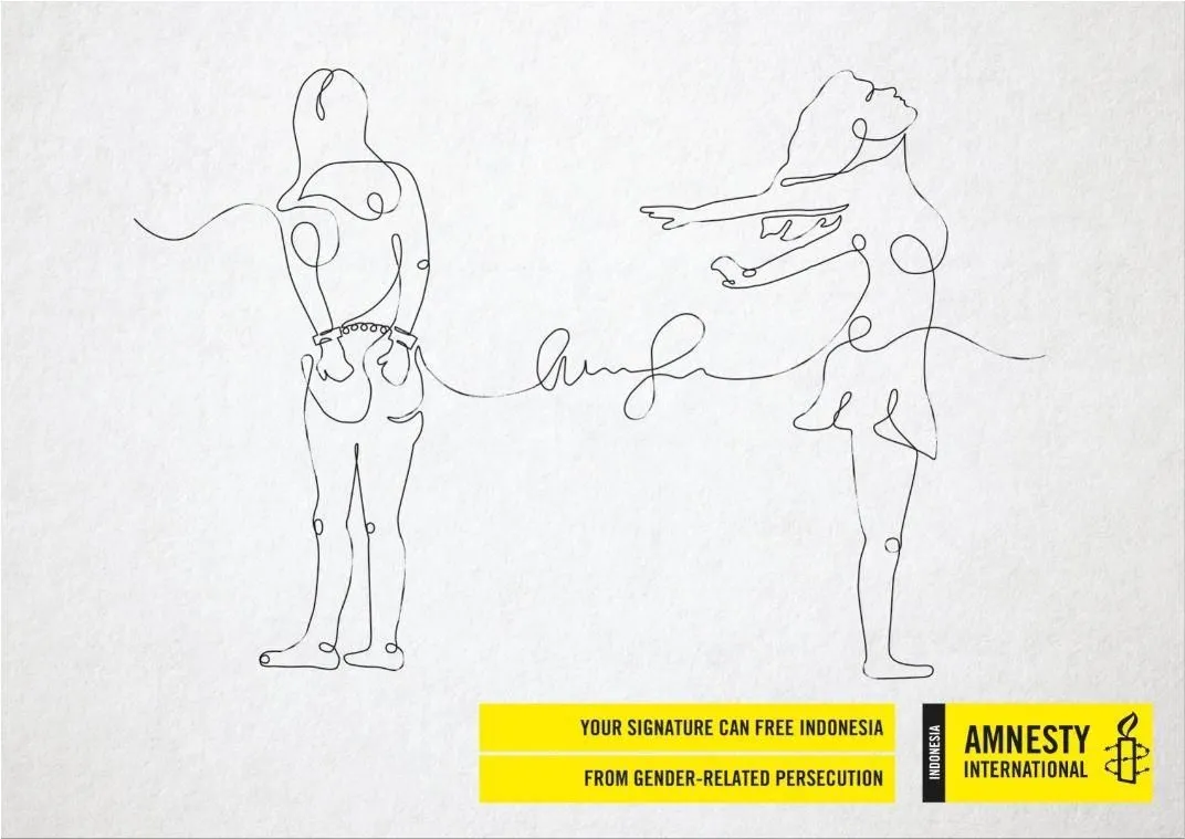 Amnesty International "Your signature can free Indonesia"