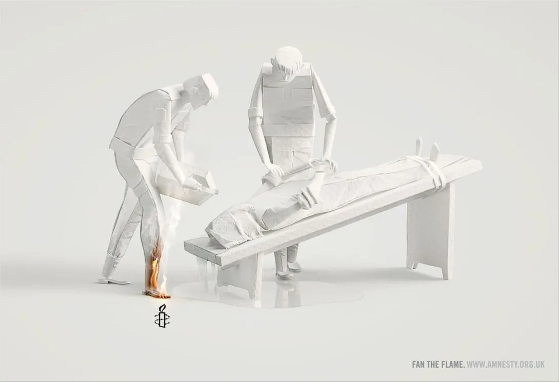 Amnesty International print ads