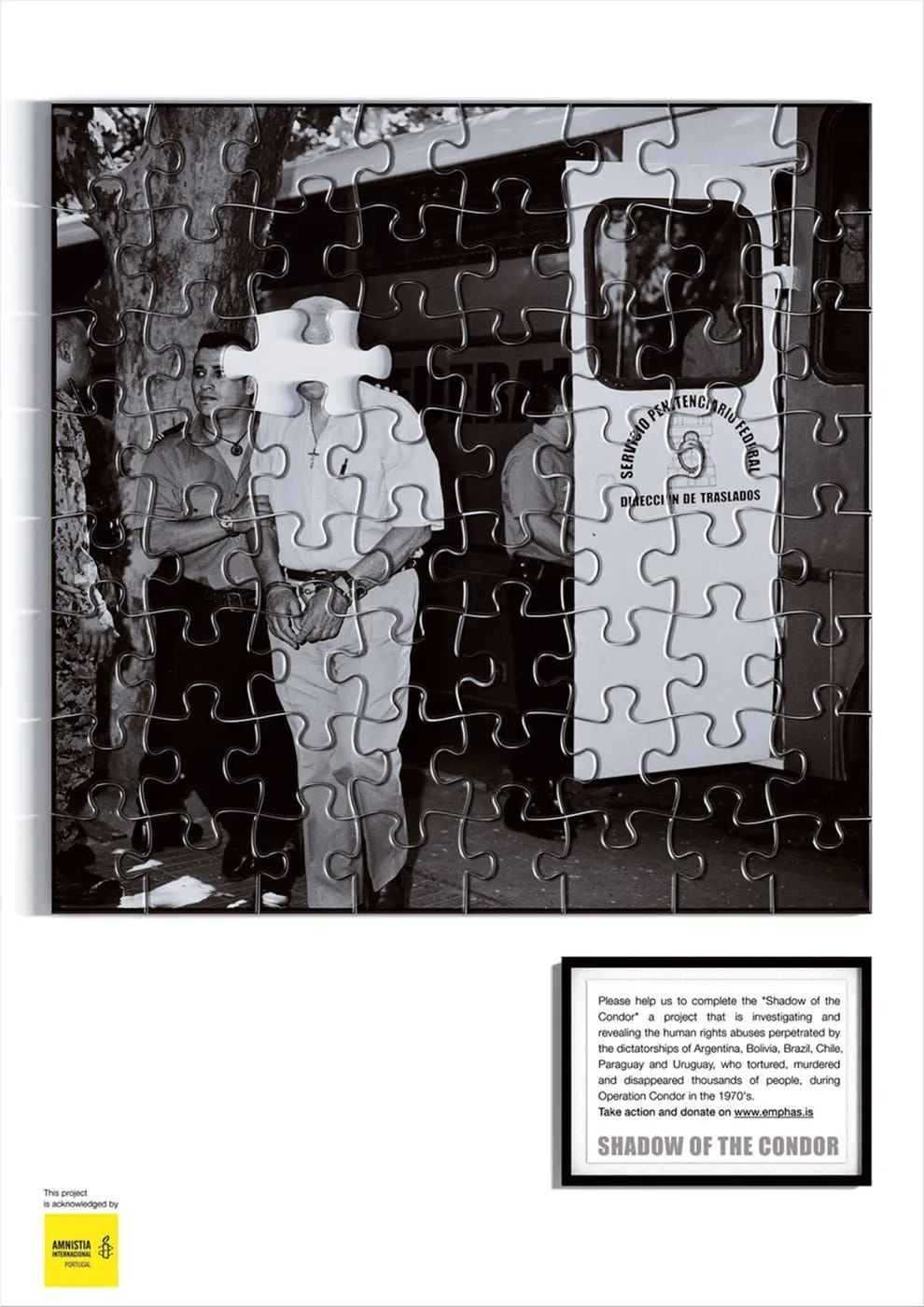 Amnesty International print ads